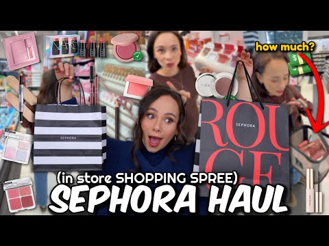 I WENT A LITTLE CRAZY IN SEPHORA WITH NO BUDGET!! SEPHORA SALE HAUL!