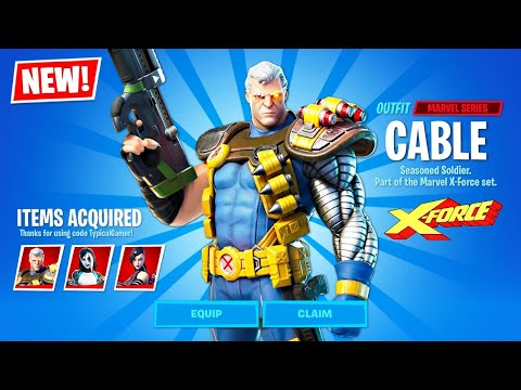 New DEADPOOL EVENT and MARVEL X-FORCE SKINS! (Fortnite Battle Royale)