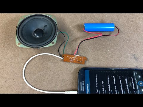 How to make Simple Speaker Amplifier