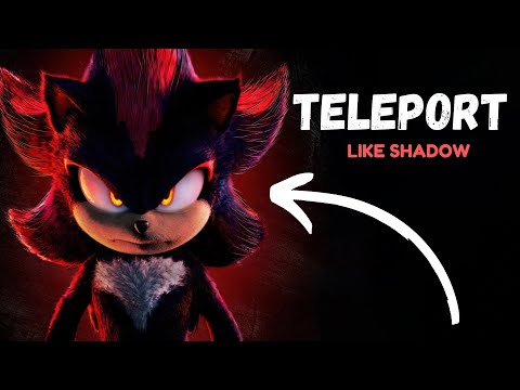 I Recreated Shadow’s Teleportation in Real Life (Sonic 3 VFX) With After Effects