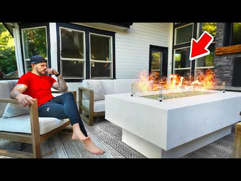 Building an Outdoor Fire Table Using Plaster