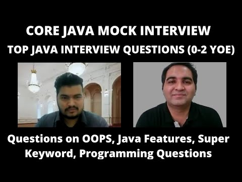 Testing Mock Interview| Java Mock Interview For Freshers