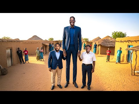 Meet the Tallest Man in Africa 🇬🇭 — His Story Will Break Your Heart 💔😭