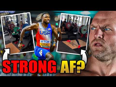 The World's Fastest Man Is STUPID Strong (Noah Lyles Lifting Critique)
