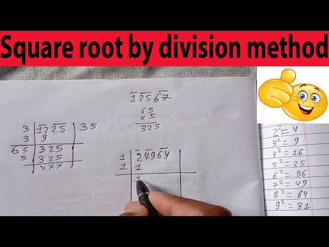 Find square root by division method.. Class-7-(In Nepali)