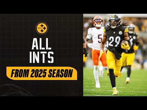 All Steelers Interceptions from 2025 Season | Pittsburgh Steelers