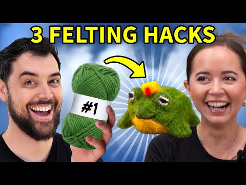 Testing 3 Needle Felting Hacks (w/ Maya Higa)