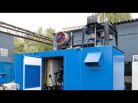 Испытание газопоршневой электростанции ГПЭС 200 кВт в контейнере, двигатель ЯМЗ-7514 (АГ-200 ЯМЗ)