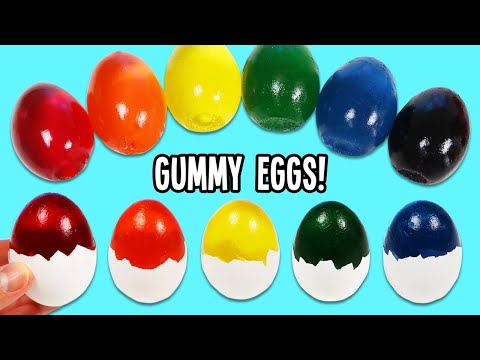 How to Make Rainbow Gummy Easter Eggs At Home!