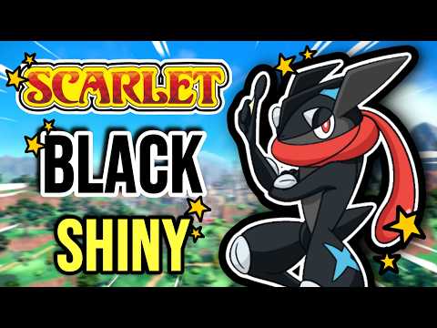 Pokemon Scarlet But I Can ONLY Use SHINY BLACK Pokemon
