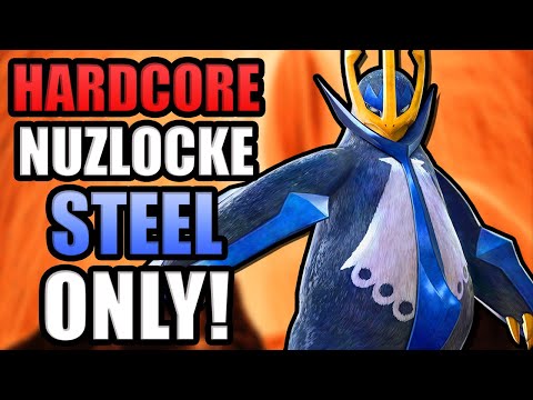 Pokémon Platinum Hardcore Nuzlocke - Steel Types Only! (No items, no overleveling)
