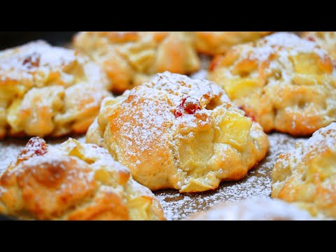 Delicious soft apple cookies! Easy recipe