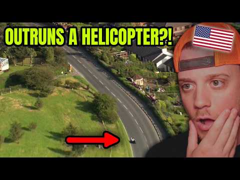 How to out run a helicopter on a GSXR 1000 Superbike by Guy Martin (American Reacts)