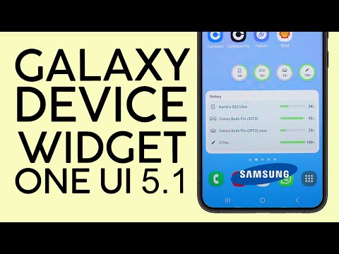 How to See Your Galaxy Device Battery Level on Samsung Phone Using the Samsung One UI 5.1 (2023)