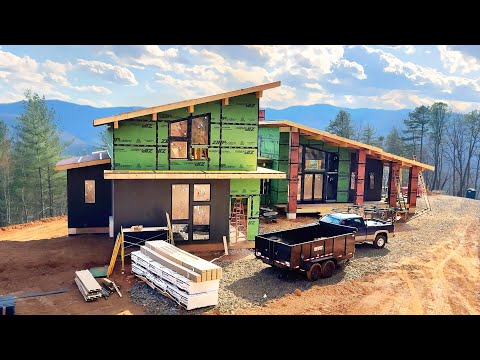 Construction of a MEGA sized Modern Home PT 91!!