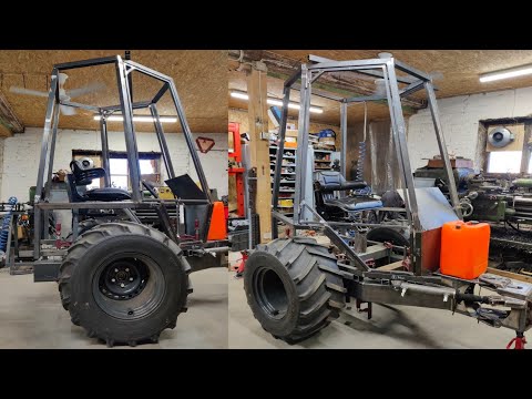 6x6 Mini Forwarder BUILD Ep.12 - Doors & Cabin