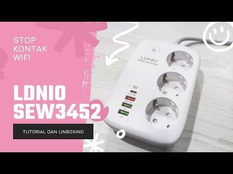 STOP KONTAK USB PINTAR LDNIO SMART POWER STRIP WIFI SEW3452