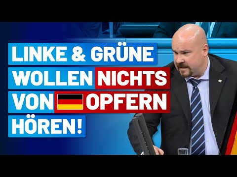 Opfer-Verhöhnung! Linke und Grüne wollen nichts davon hören! Jan Feser - AfD-Fraktion im Bundestag