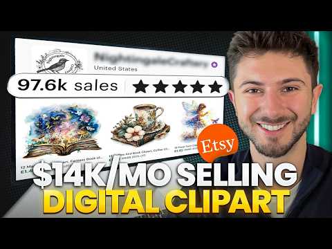 This Etsy Shop Makes $14k/Mo Selling AI Digital Products! (Shop Review)