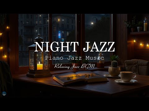 Delicate Night Jazz Sleep Piano Music - Soothing Jazz Background Music for Relax, Deep Sleep