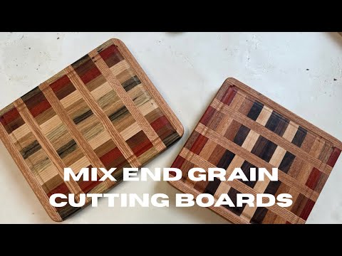 Custom Mixed Edge Grain Cutting Boards