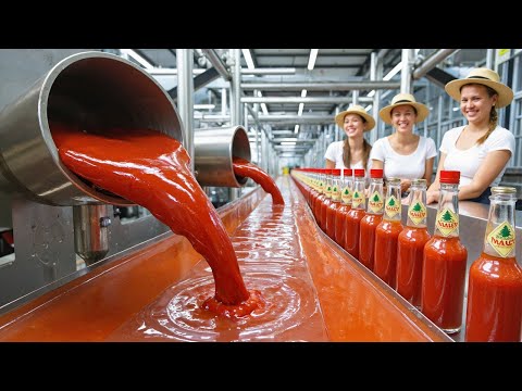 How TABASCO HOT SAUCE IS MADE 🌶️ | How 700,000 Bottles Are Produced Every Day