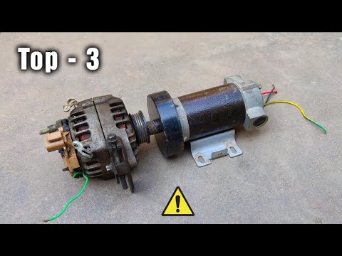 3 Simple Inventions with Car Alternator