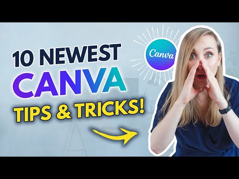 10 NEWEST CANVA TIPS AND TRICKS | Canva Tutorial for Beginners