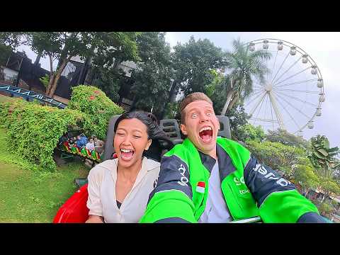 $9.99 CRAZY Theme Park in Jakarta, Indonesia 🇮🇩 (Dufan)