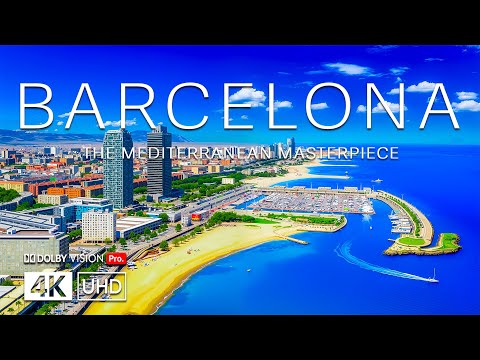 BARCELONA REVEALED IN STUNNING 4K DRONE FOOTAGE | Mediterranean Coast City & Iconic Architecture