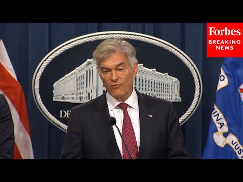 JUST IN: Dr. Oz, DOJ Officials Announce 'Largest Coordinated Healthcare Fraud Takedown'