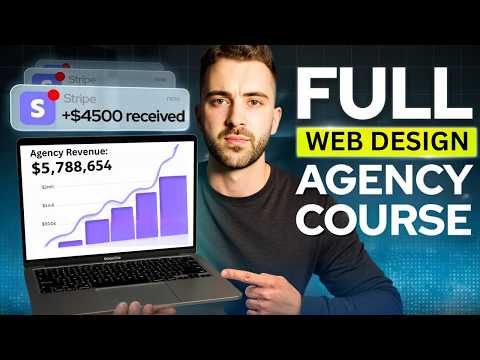 How To Start A $10k/mo AI Web Design Agency In 2025 | FREE Course