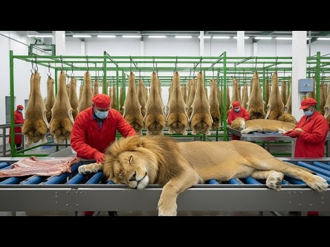 Inside the Lion Leather Factory: How Million Dollar Products Are Made (Full Process)