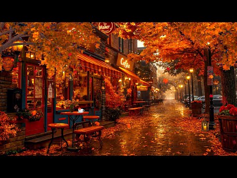 Enjoy the Autumn Ambience with Deep Jazz Piano Music 🎶 Smooth Jazz Music for Relaxing Day 🍂