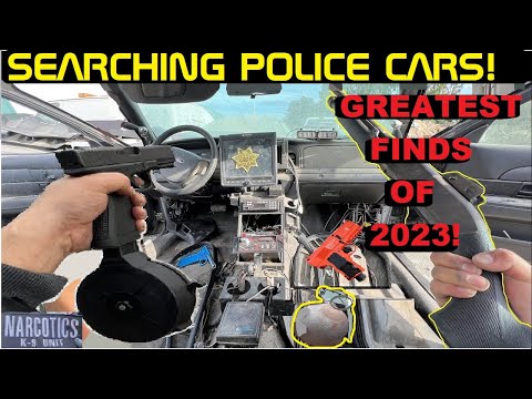 Searching Police Cars! Greatest Finds of 2023!