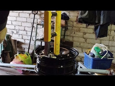 your own homemade tire shop for the garage