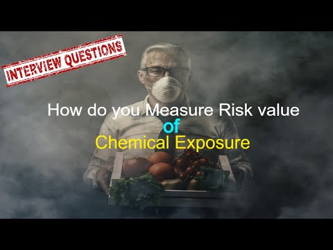 🧪How to Measure Risk Value Of Chemical Exposure [Interview Question] | Chemical exposure risk value