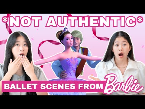 BARBIE in the Pink Shoes | BALLET DANCERS REACT | Barbie Dancing Odette in Swan Lake | Ballet Reign