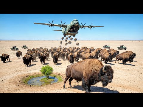 Texas Reintroduced 5,000 Bison Into Desert Plain.. What Happened Next Was Insane
