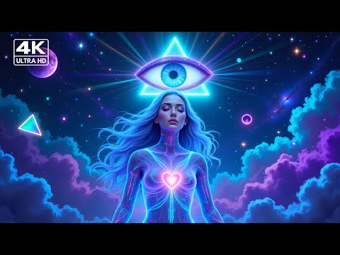 432Hz Deep Healing Sleep • Divine Feminine Energy, Heart Chakra Glow & Inner Peace