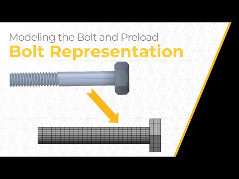Bolt Representation Using Ansys Mechanical — Lesson 1