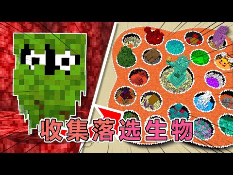 我的世界：收集MC历年投票落选生物 #我的世界 #minecraft