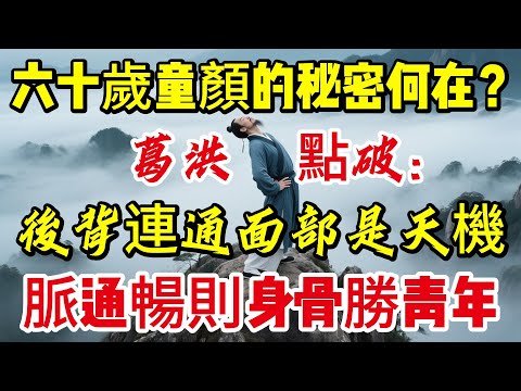 六十歲童顏的秘密何在？葛洪點破：後背連通面部是天機，督脈通暢則身骨勝青年|養生|健康人生|老年健康|打坐冥想|道家|佛教 |修心修行|禪悟人生 |南無阿彌陀佛|談佛道安