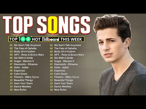 Billboard Top 50 This Week 🍒 Charlie Puth, Bruno Mars, Adele, The Weeknd, Selena Gomez, Ed Sheeran