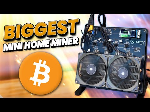 BIGGEST Mini Home Bitcoin Miner - NerdOctaxe Review