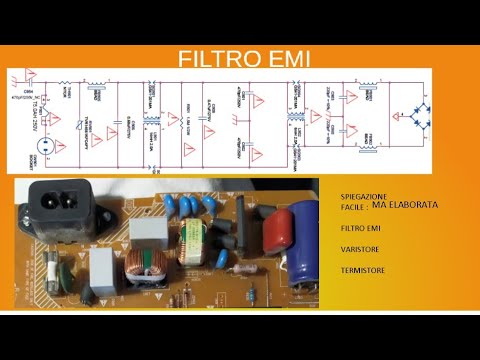 FILTRO EMI,CON TERMISTORE E VARISTORE,