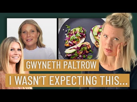 Dietitian Reacts to Gwyneth Paltrow's Diet (Yah... we can probably skip the Goop powder)