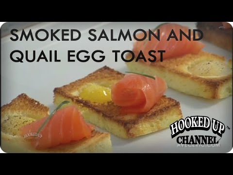 Smoked Salmon & Quail Egg Toasts | Get Toasted w/ Eric Ripert | Hooked Up Channel
