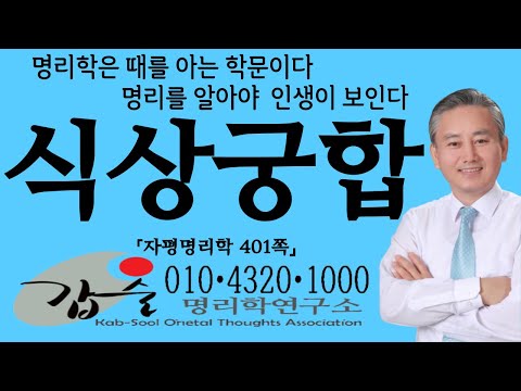 식상궁합(자평명리학401쪽)-갑술명리학-안태옥박사 #병진 #병술 #정미 #정축 #무신 #기유 #임인 #계묘 #갑오 #을사 @ 경자 #신해 #갑술만세력 #한국재능연구소 #작명 #이름