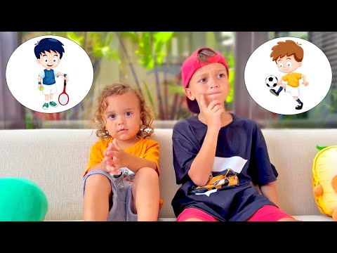 Mark teaches his younger brother sports and good behavior